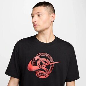 NIKE MAX90 LNY LUNAR NEW YEAR 2025 BLACK "SNAKE" XL T-SHIRT T MENS NEW RARE